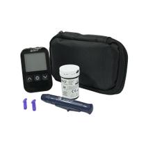 Kit Medidor de Glicose Completo Tiras e Caneta Lancetadora G-Tech Lite