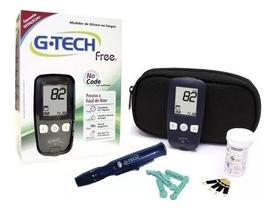 Kit Medidor De Glicose Glicemia Free Gtech