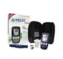 Kit Medidor de Glicose Gtech Free aparelho de diabetes G-tech