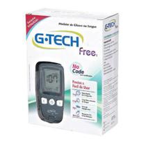 Kit Medidor de Glicose no Sangue Completo G-TECH Free