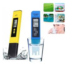 Kit Medidor De Ph Digital e Tds ec Água Condutivimetro Ec Hidroponia Kit Medidor De Ph Digital e Tds ec Água Condutivimetro Ec Hidroponia