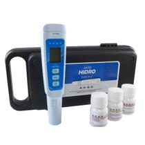 Kit Medidor de pH Phmetro AK90 Com Soluções de Calibração pH 4, 7 e KCl 3M