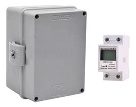 Kit Medidor Energia Monofásico 220v Caixa Instal. Equatorial