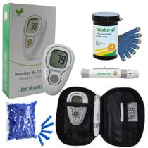 Kit Medidor Glicemia 25 Fitas Glicose Bioland + 25 Lancetas Kit Medidor Glicemia 25 Fitas Glicose Bioland + 25 Lancetas