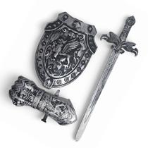 Kit Medieval Espada Manopla Escudo Grifo Infantil JR0955