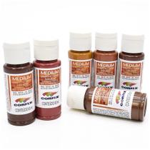 Kit Médium Envelhecedor Corfix 6 Cores - Kit 1 Kit Médium Envelhecedor Corfix 6 Cores - Kit 1