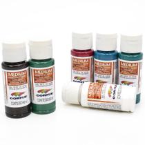 Kit Médium Envelhecedor Corfix 6 Cores - Kit 3 Kit Médium Envelhecedor Corfix 6 Cores - Kit 3