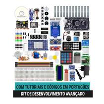 Kit Mega Avançado de Componentes Eletrônicos para Arduino com Caixa NFe