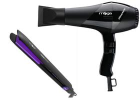 KIT MEGA - SECADOR DE CABELO DINAMIX 2000W 220V + PRANCHA TURBO ACTION 230ºC BIV