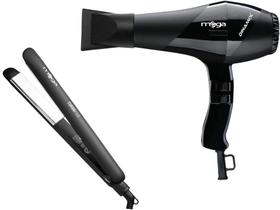 KIT MEGA - SECADOR DE CABELO DINAMIX 2000W 220V + PRANCHA TURBO PRO 230ºC BIV