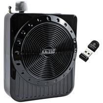 Kit Megafone Caixinha de Som Potente Recarregável com Microfone e Mini Pendrive 16Gb Usb 2.0 com Tampa Rápido Seguro