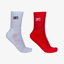 Kit Meia 2 Pares F-box Color Cano Longo Unissex Fila
