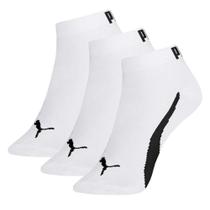 Kit Meia 3 Pares Sapatilha Branca 39 a 43 Puma