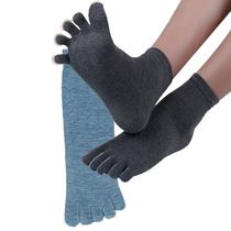 Kit Meia 5 Dedinhos Separados Tamanho Juvenil Adulto Cores Lisas Unissex - 2 Pares Sortidos Tamanho 37/40 Kit Meia 5 Dedinhos Separados Tamanho Juvenil Adulto Cores Lisas Unissex - 2 Pares Sortidos Tamanho 37/40