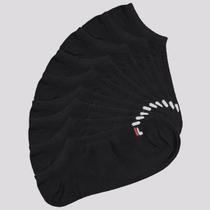 Kit Meia 9 Pares Fila Cano Curto Lisa Preto
