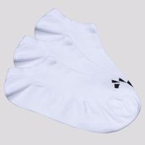 Kit Meia Adidas Classics WMS No Show 3 Pares Cano Invisível Branca Kit Meia Adidas Classics WMS No Show 3 Pares Cano Invisível Branca
