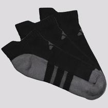 Kit Meia Adidas ESS Cano Baixo 3 Pares Preta Kit Meia Adidas ESS Cano Baixo 3 Pares Preta
