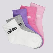 Kit Meia Adidas Essentials Linear I 5 Pares Infantil Kit Meia Adidas Essentials Linear I 5 Pares Infantil