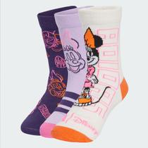Kit Meia Adidas Minnie Mouse Crew 3 Pares Infantil Kit Meia Adidas Minnie Mouse Crew 3 Pares Infantil