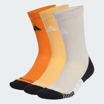Kit Meia Adidas PRF C CC CRW 3 Pares Laranja e Cinza Kit Meia Adidas PRF C CC CRW 3 Pares Laranja e Cinza
