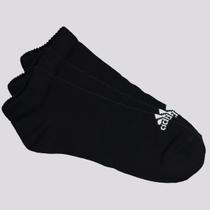 Kit Meia Adidas Sportswear No Show 3 Pares Preta e Branca Kit Meia Adidas Sportswear No Show 3 Pares Preta e Branca