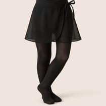 Kit Meia Calça Fina + Saia Infantil de Ballet