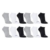 Kit Meia Cano Curto Mizuno Casual - 12 Pares