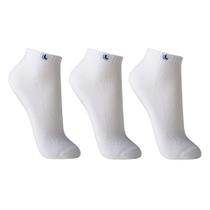 Kit Meia Cano Curto tecido com ventilação Lupo Masculina 3 Pares