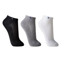 Kit Meia Cano Curto tecido com ventilação Lupo Masculina 3 Pares Kit Meia Cano Curto tecido com ventilação Lupo Masculina 3 Pares