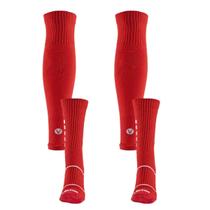 Kit Meia Esportiva Antiderrapante + Meião Cortado Vistho VS54