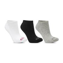 Kit Meia Feminina Adulto Curto Olympikus Branco E Preto 3 Pares