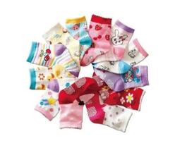 Kit Meia Feminina Infantil Criança Com 12 Pares- 1 a 4 anos Kit Meia Feminina Infantil Criança Com 12 Pares- 1 a 4 anos