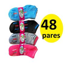 Kit Meia Feminina Infantil Criança Com 48 Pares- 8 a 12 anos