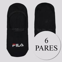 Kit Meia Fila 6 Pares Cano Invisível Preto