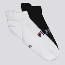 Kit Meia Fila Fast 2 Pares Preto e Branco