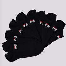 Kit Meia Fila Light 9 Pares Cano Curto Preto