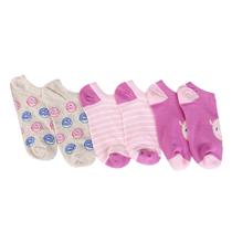 Kit Meia Infantil GAP Cano Baixo 3 Pares Estampada