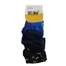 Kit Meia Infantil Klin Estampada c/ Lycra 3 Pares 25 ao 29 Kit Meia Infantil Klin Estampada c/ Lycra 3 Pares 25 ao 29