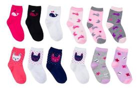 Kit Meia Infantil Menina 72 Pares 1 a 4 Anos Coloridas Kit Meia Infantil Menina 72 Pares 1 a 4 Anos Coloridas