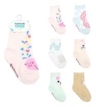 Kit Meia Infantil Menina Feminina Com 6 Pares Tam. 26 ao 30 Pimpolho