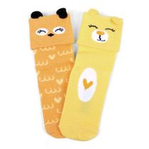 Kit Meia Infantil Pimpolho Lúdica 2 Pares Feminina