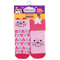 Kit Meia Infantil Pimpolho Ludica Com 2 Pares