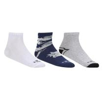 Kit Meia Infantil Polo Cano Baixo 3 Pares Masculino