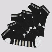 Kit Meia Kappa 3 Pares Comfort Cano Baixo Preta Kit Meia Kappa 3 Pares Comfort Cano Baixo Preta