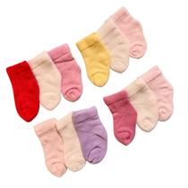 Kit Meia Lisa 12 Pares Cores Menina/Menino