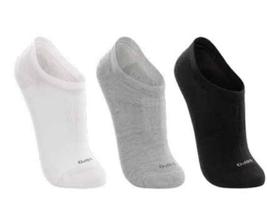 Kit Meia Lupo Au Sport-Branco/Cinza-Tam G