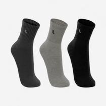 Kit Meia Lupo Cano Médio Com 3 Pares