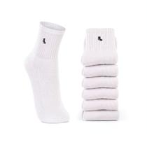 Kit Meia Lupo Sport Cano Médio 3 Pares - Branco Cor:BrancoGênero:UnissexTamanho:G Kit Meia Lupo Sport Cano Médio 3 Pares - Branco Cor:BrancoGênero:UnissexTamanho:G