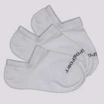 Kit Meia Lupo Sport Sapatilha 3 Pares Branca