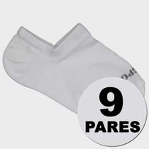 Kit Meia Lupo Sport Sapatilha 9 Pares Branca